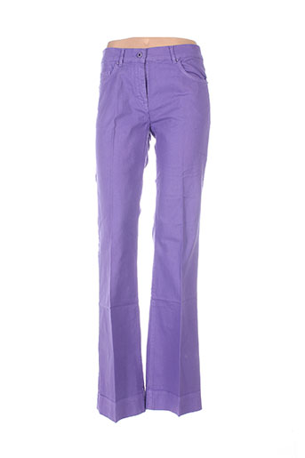 essentiel pantalons femme de couleur violet