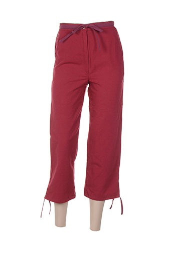 equation pantacourts femme de couleur rouge