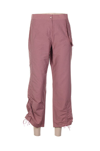 vera verner pantacourts femme de couleur rose