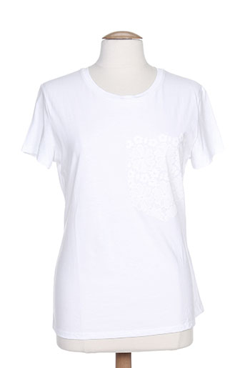 marella t-shirts femme de couleur blanc