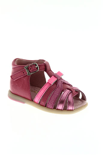babybotte chaussures fille de couleur rose