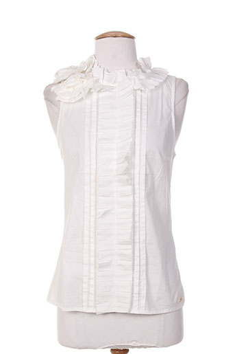 fornarina chemises femme de couleur blanc