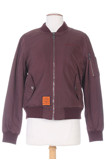 bombers vestes femme de couleur rouge