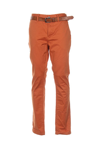 salsa pantalons homme de couleur orange