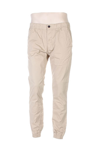 selected pantalons homme de couleur beige