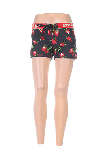 pull in shorts / bermudas femme de couleur noir