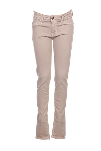 gaudi pantalons femme de couleur beige