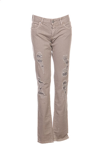 kocca jeans femme de couleur beige