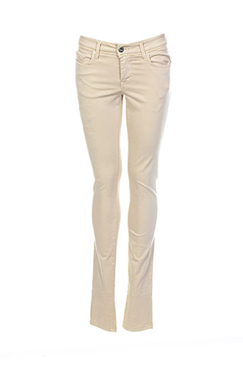 salsa pantalons femme de couleur beige