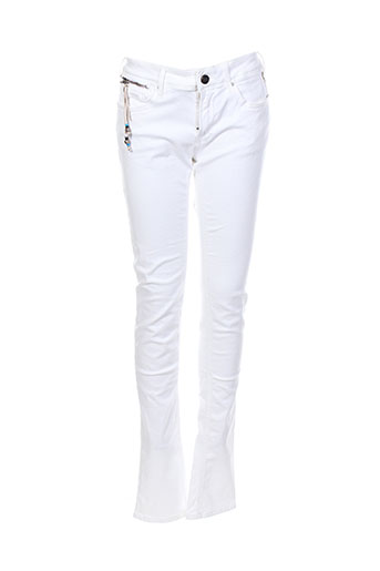 replay jeans femme de couleur blanc