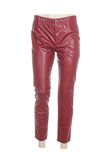 isabel marant pantalons femme de couleur rouge
