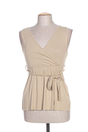 rivieres de lune chemises femme de couleur beige