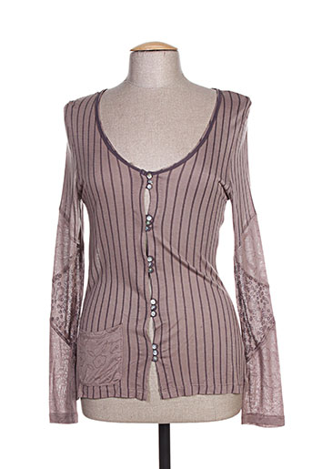 et compagnie gilets femme de couleur violet