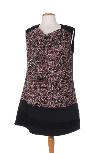 double jeu robes femme de couleur noir