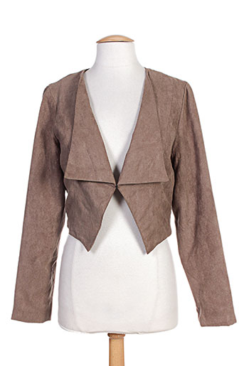 kaffe vestes femme de couleur marron