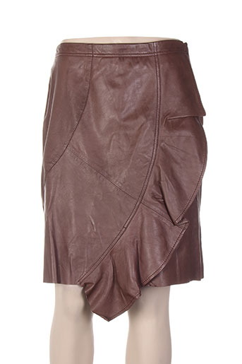 yaya jupes femme de couleur marron