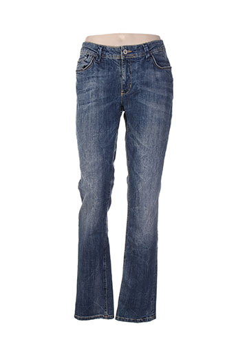 yaya jeans femme de couleur bleu