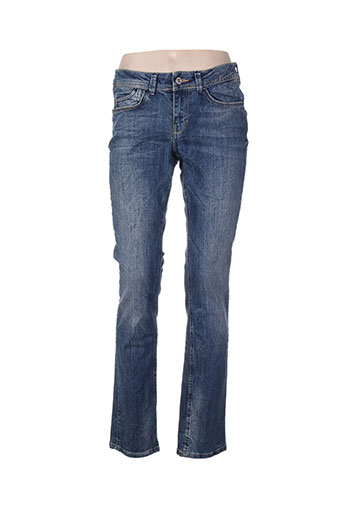 yaya jeans femme de couleur bleu