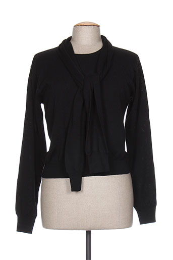 maison martin margiela pulls femme de couleur noir