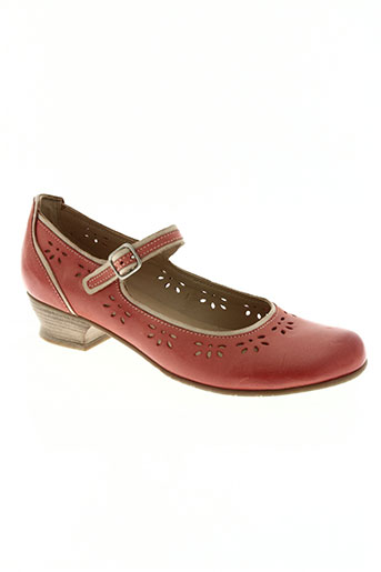 fidji chaussures femme de couleur orange