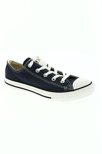 converse chaussures garçon de couleur bleu