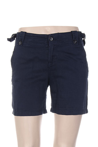 diesel shorts / bermudas femme de couleur bleu