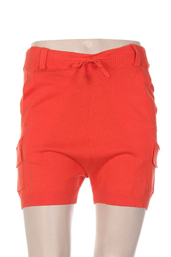 diesel shorts / bermudas femme de couleur orange