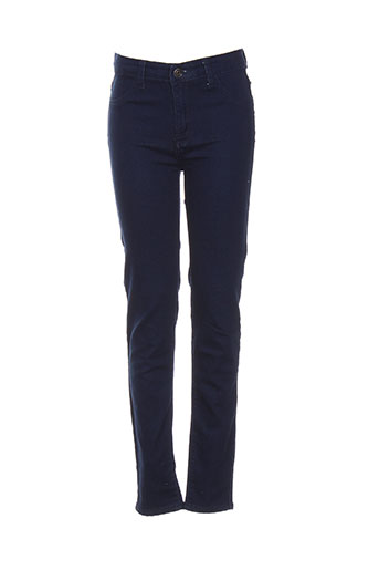 pm loving jeans fille de couleur bleu