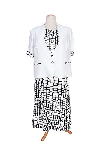 tessy ensemble femme de couleur blanc
