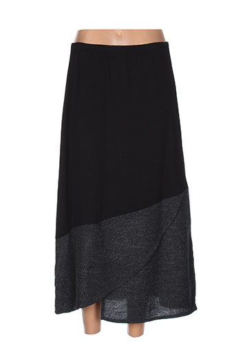 g!oze jupes femme de couleur noir