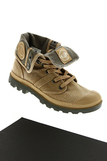 palladium chaussures femme de couleur beige