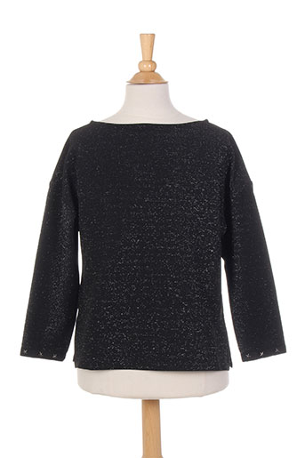 teddy smith t-shirts fille de couleur noir