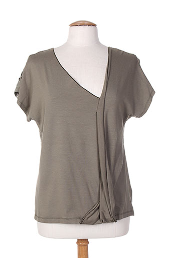 lauren vidal t-shirts femme de couleur vert