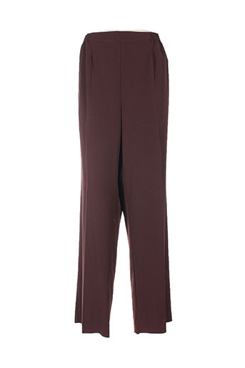 sodrap pantalons femme de couleur marron