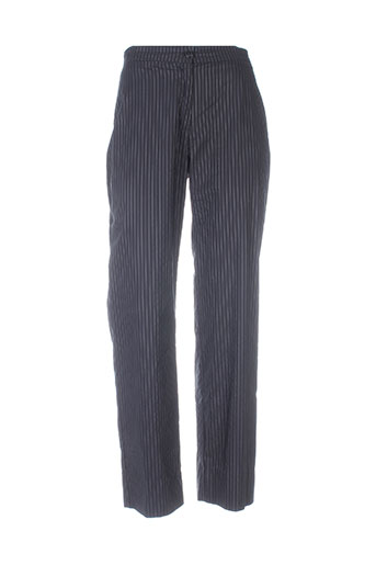 lucchini pantalons femme de couleur noir