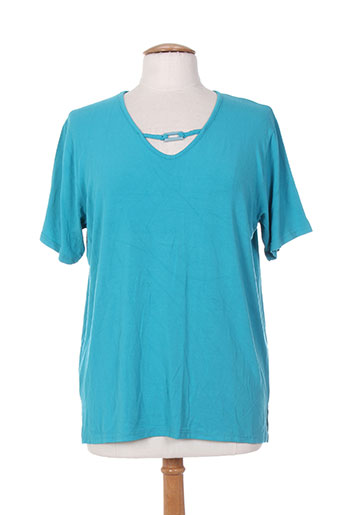 bleu de chine t-shirts femme de couleur bleu