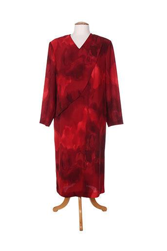 jean biolay robes femme de couleur rouge