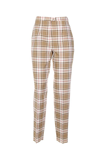 bleu de chine pantalons femme de couleur beige