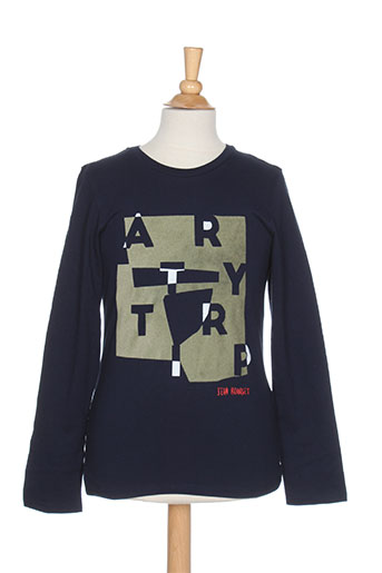jean bourget t-shirts garçon de couleur bleu