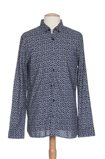 teddy smith chemises homme de couleur bleu