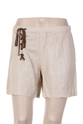 my collection shorts / bermudas femme de couleur beige