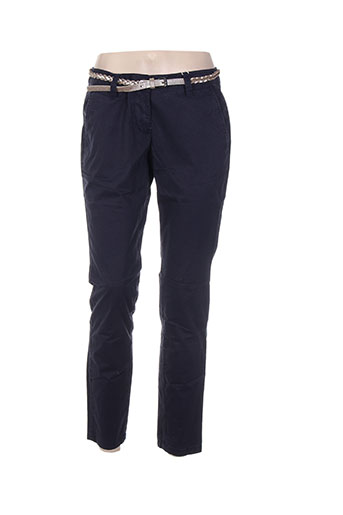 tom tailor pantalons femme de couleur bleu