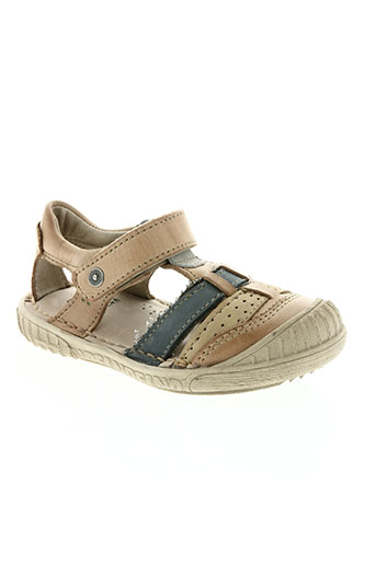 noël chaussures garçon de couleur beige