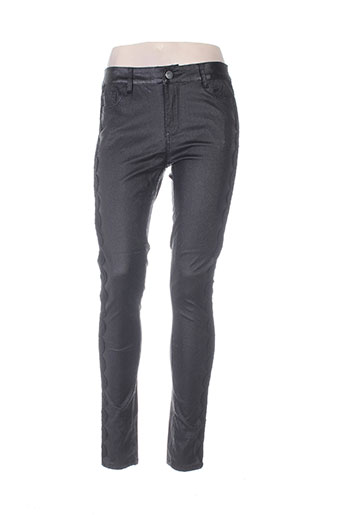 jus d'orange pantalons femme de couleur noir