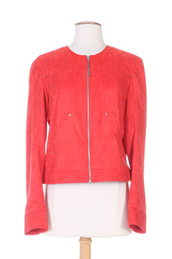 nathalie chaize vestes femme de couleur rouge