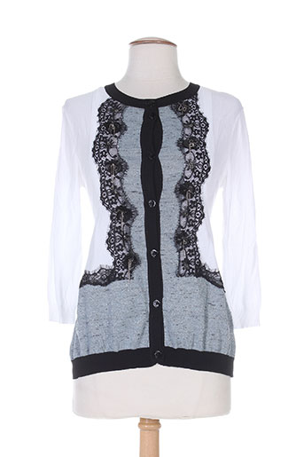 tricot chic gilets femme de couleur blanc