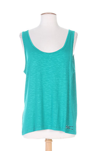 nathalie chaize t-shirts femme de couleur vert