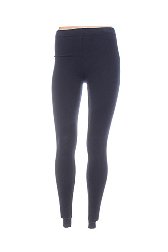 tricot chic pantalons femme de couleur bleu