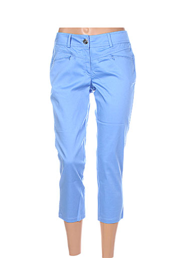 nathalie chaize pantacourts femme de couleur bleu