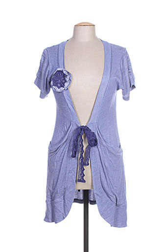 mamatayoe gilets femme de couleur bleu